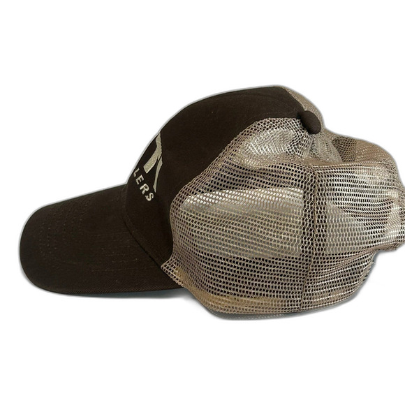 Yeti Coolers Hat Cap Color Brown Tan Snapback Truckers Breathable Cap - Picture 8 of 12